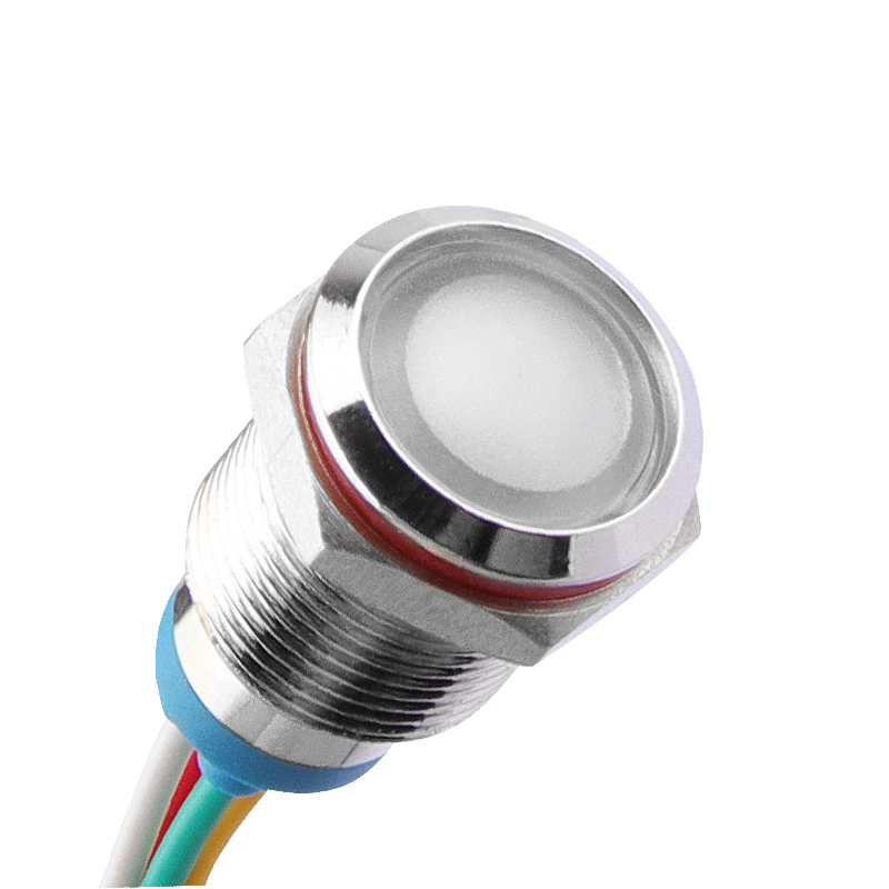 WD1012L Series 4-wire Tri-color Metal Indicators