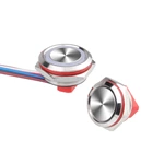 WD-C Series Light Touch Metal Pushbutton With Wire