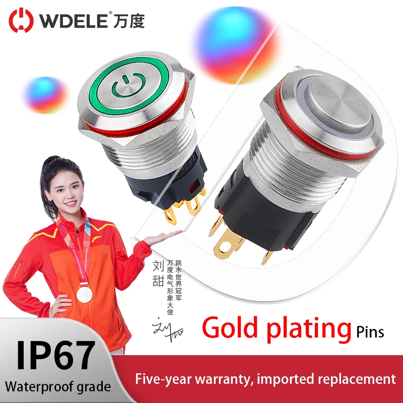 WD-A Series Metal Pushbutton Switches