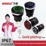 WD-A Series Oxidized Black Metal Pushbutton Switches