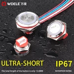 WD-C Series Light Touch Metal Pushbutton With Wire