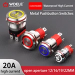 WD-D Series Customized High Current Metal Pushbuttons