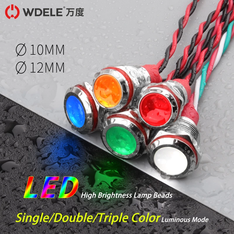 WD10/12L Series Large Aperture Indicators
